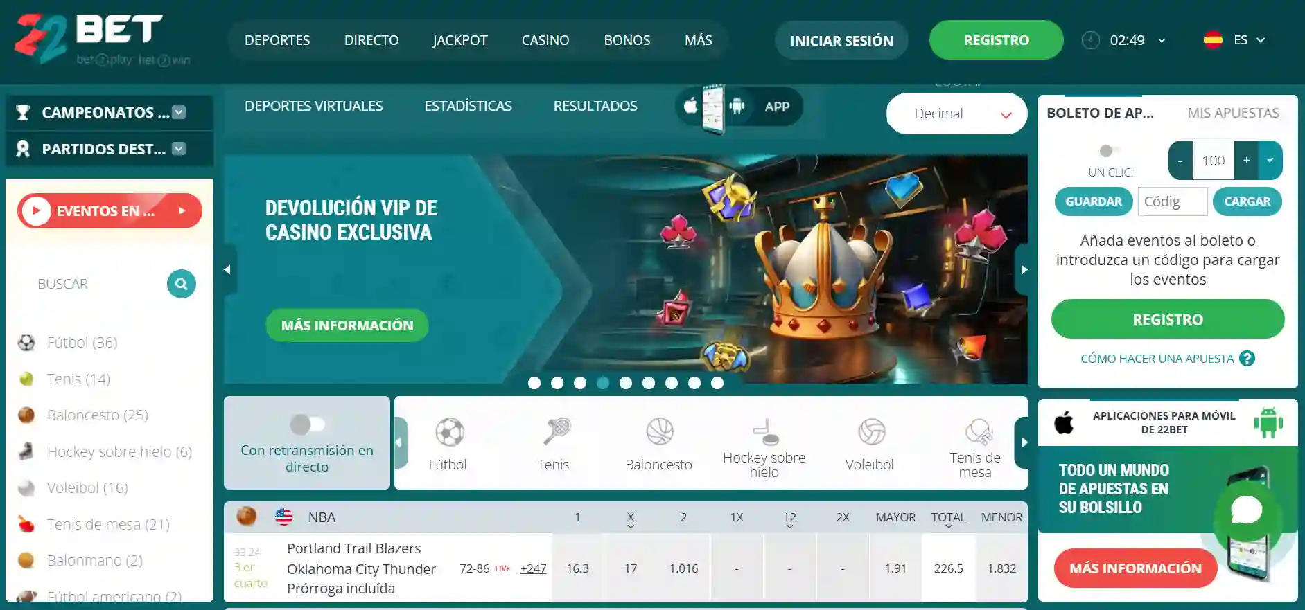 22Bet